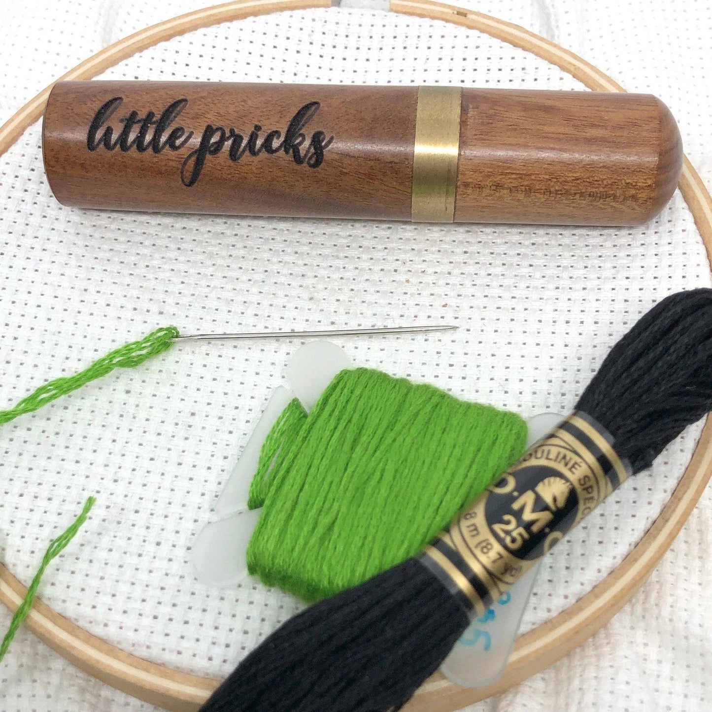 Little Pricks Engraved Needle Case