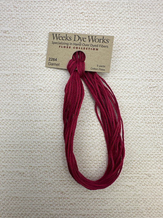 Weeks Dye Works Floss Garnet