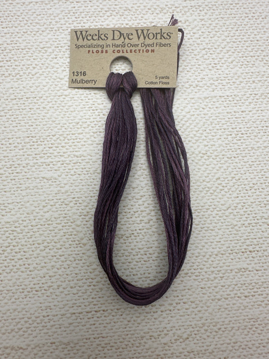 Weeks Dye Works Floss Mulberry