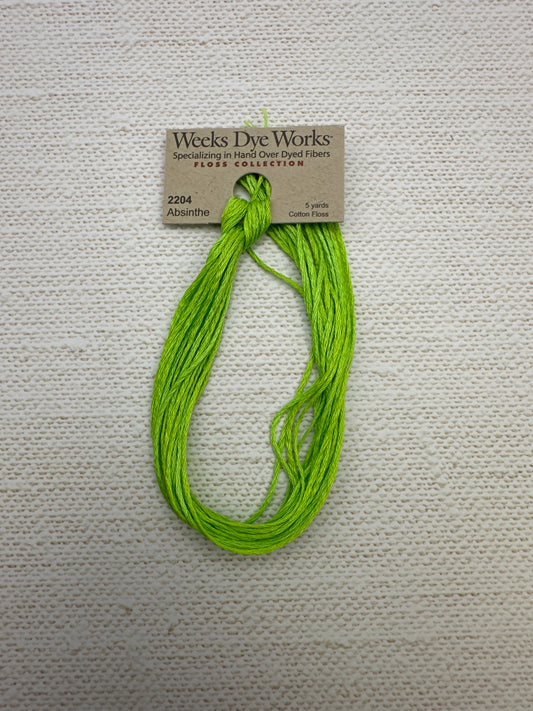 Weeks Dye Works Floss Absinthe