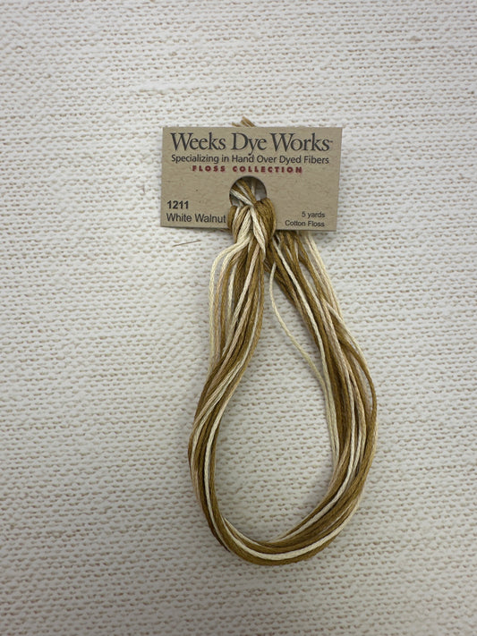 Weeks Dye Works Floss White Walnut