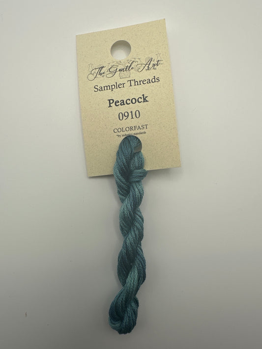 The Gentle Art Sampler Threads Peacock