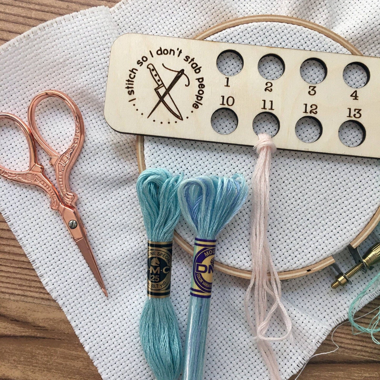 Snarky Embroidery Floss Holders - 18 Color