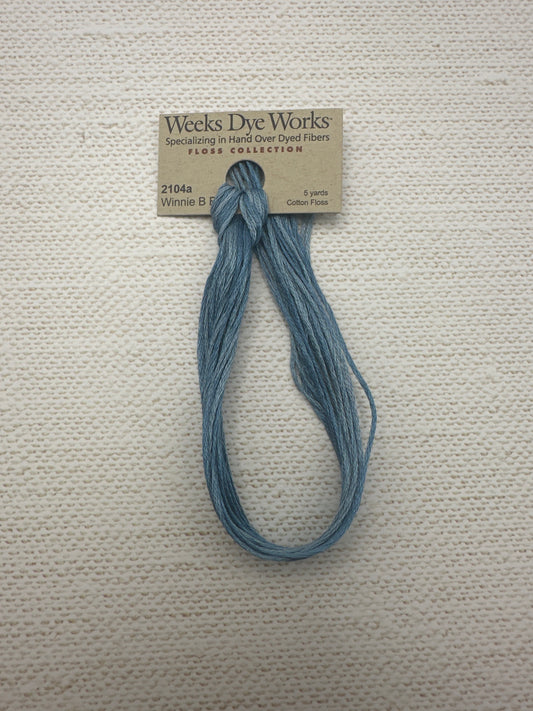 Weeks Dye Works Floss Winnie B Blue