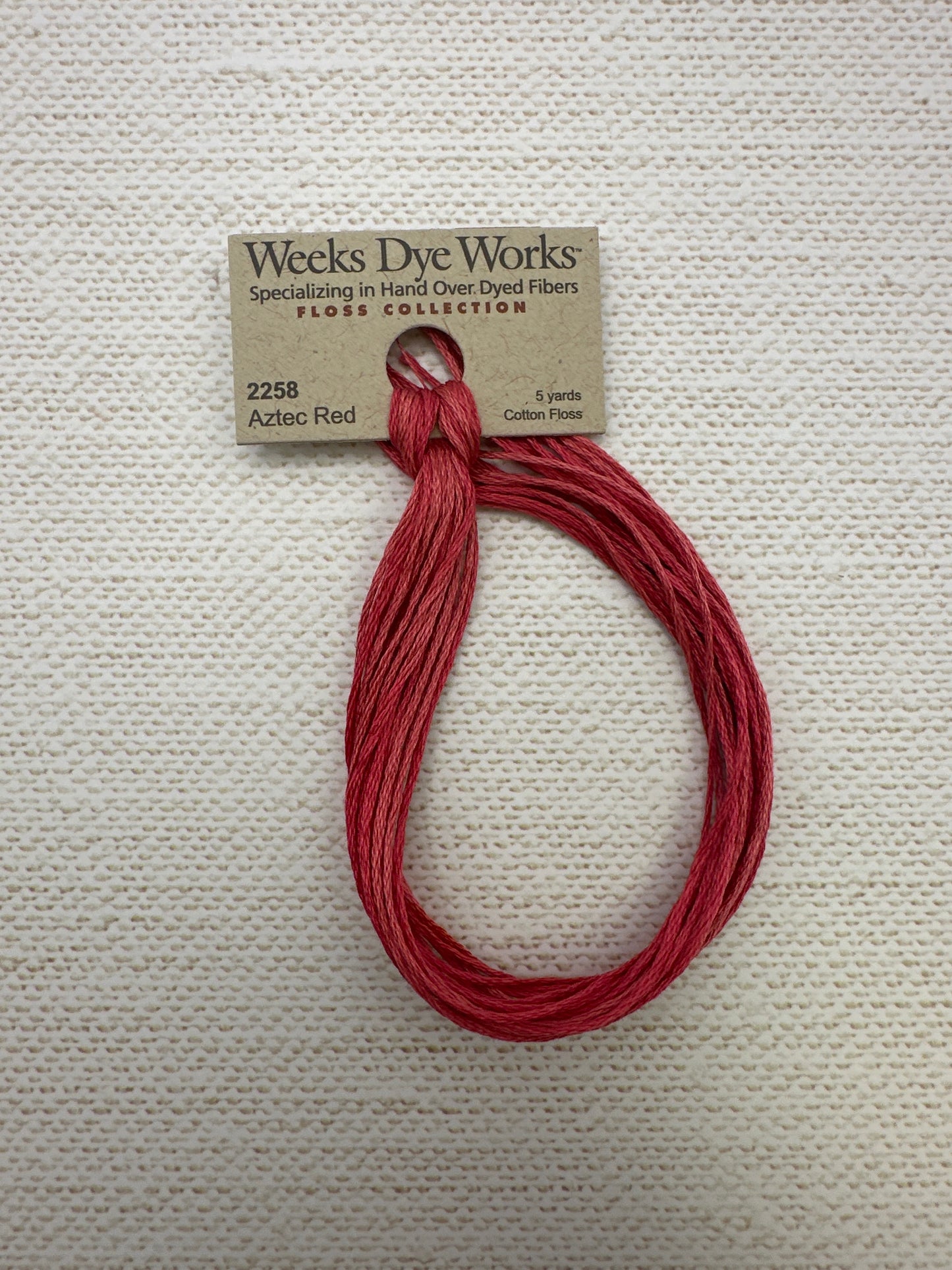 Weeks Dye Works Floss Aztec Red