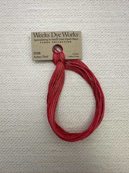 Weeks Dye Works Floss Aztec Red