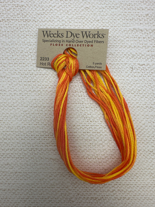 Weeks Dye Works Floss Hot Rod