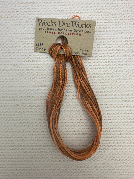 Weeks Dye Works Floss Copper