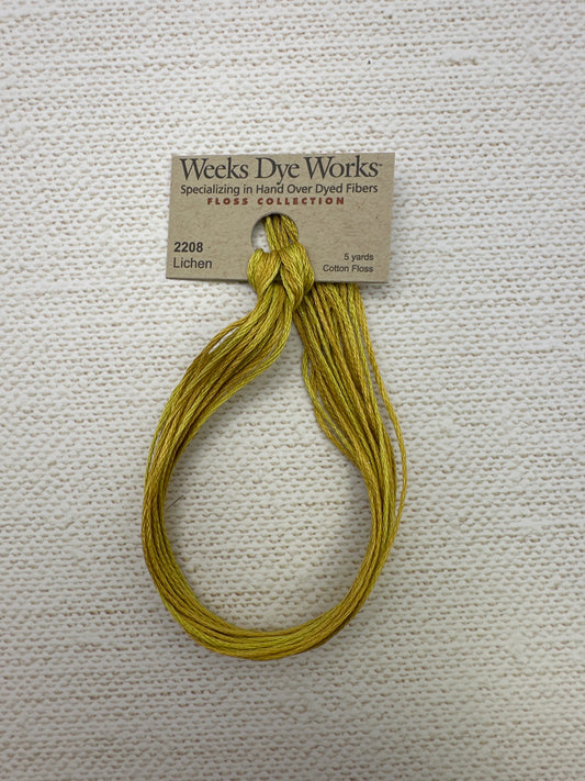 Weeks Dye Works Floss Lichen