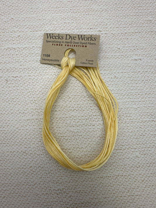 Weeks Dye Works Floss Honeysuckle