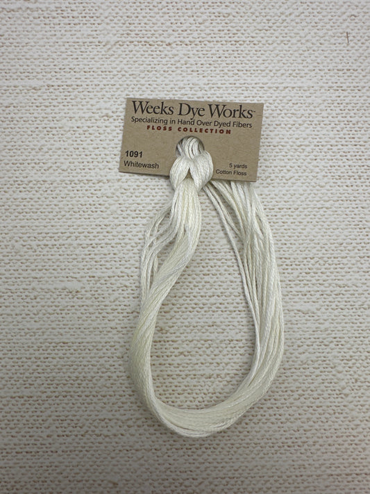 Weeks Dye Works Floss Whitewash