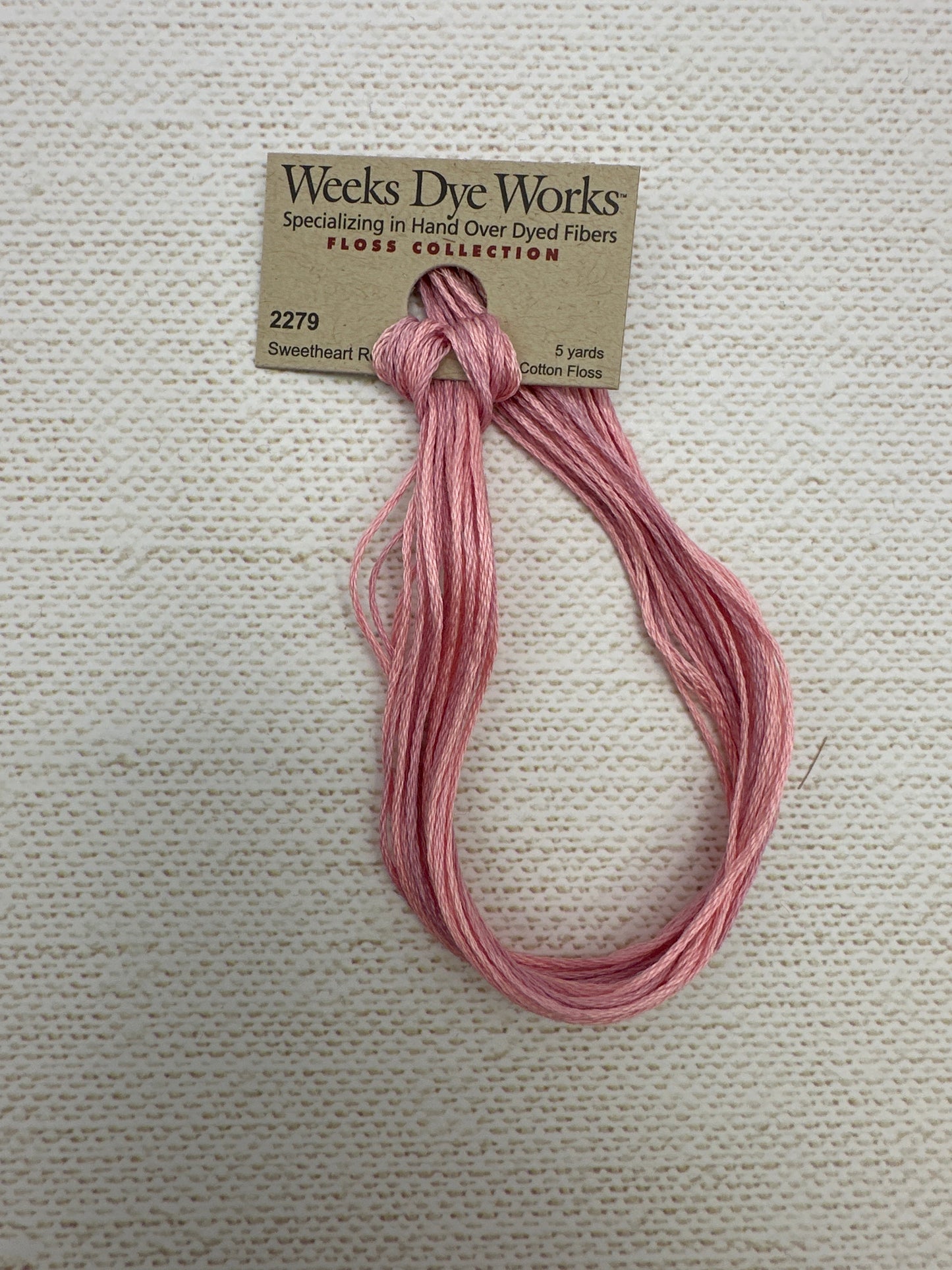 Weeks Dye Works Floss Sweetheart Rose