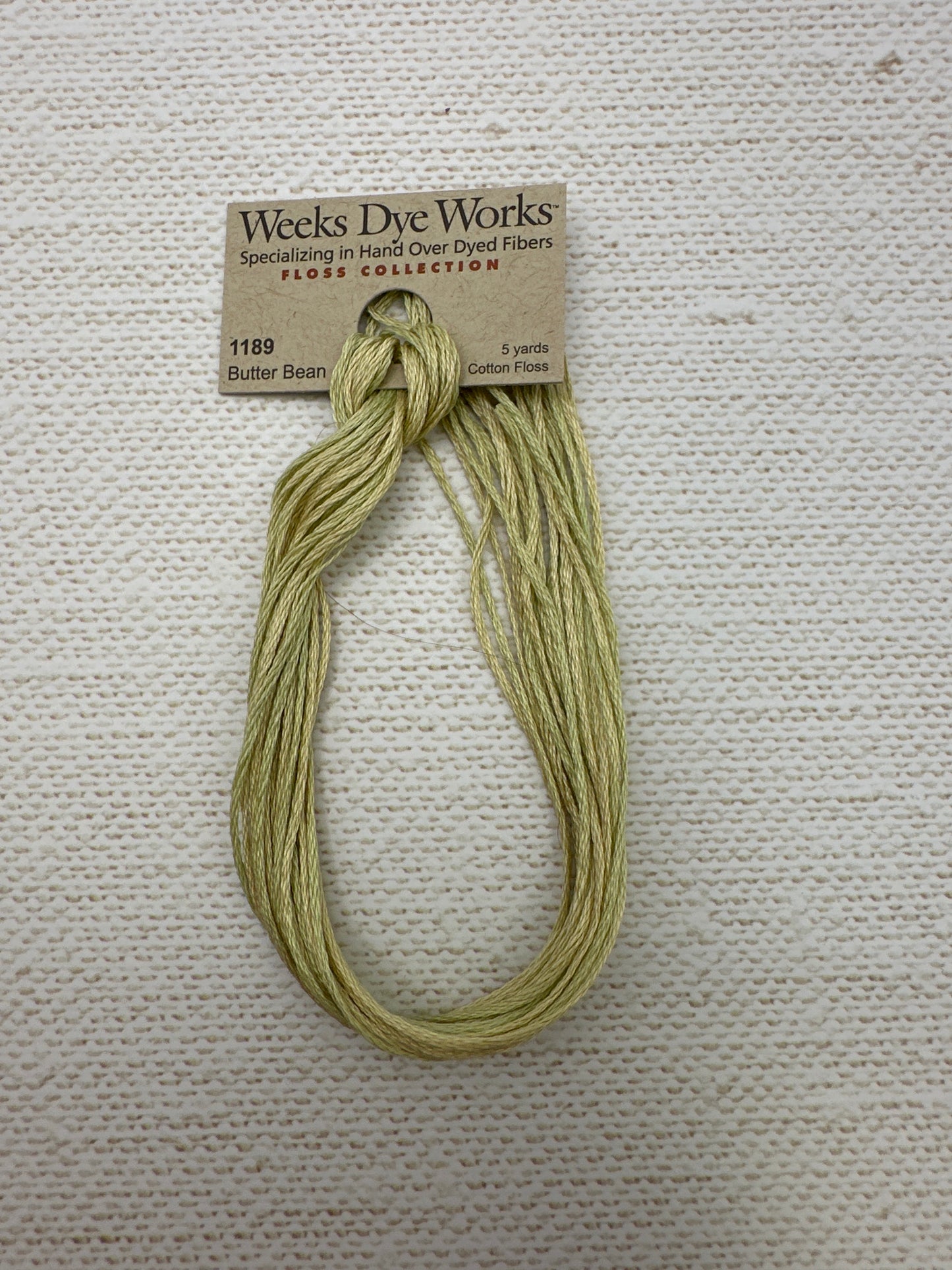 Weeks Dye Works Floss Butter Bean