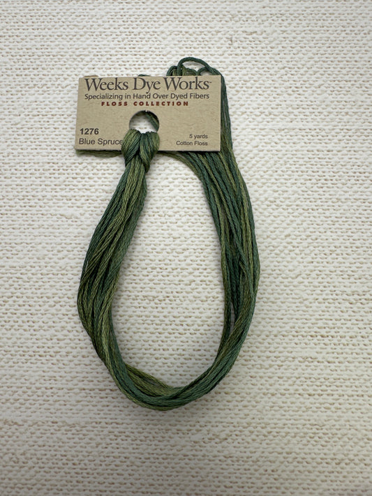 Weeks Dye Works Floss Blue Spruce