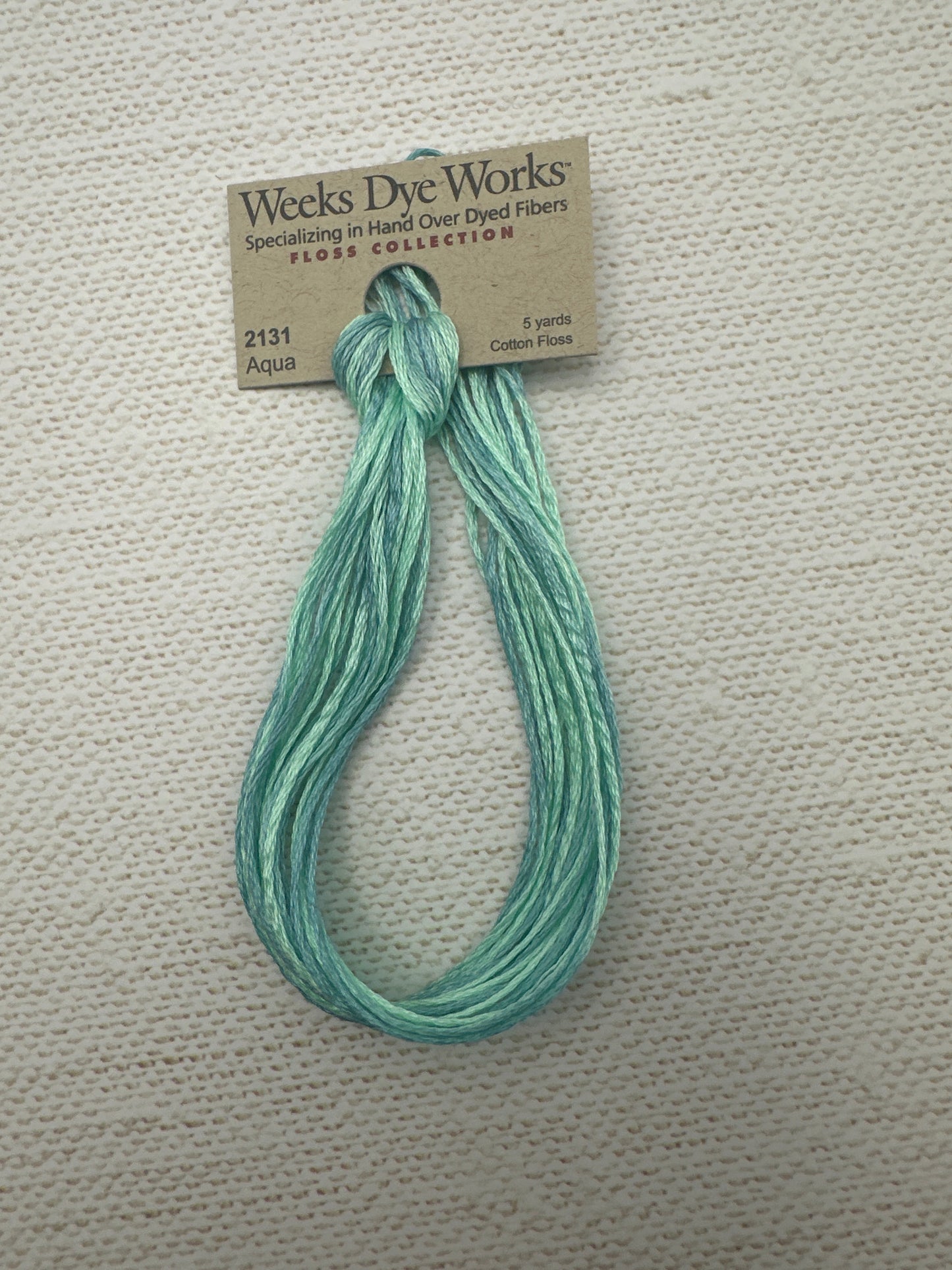 Weeks Dye Works Floss Aqua