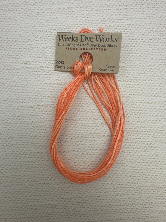 Weeks Dye Works Floss Cantaloupe