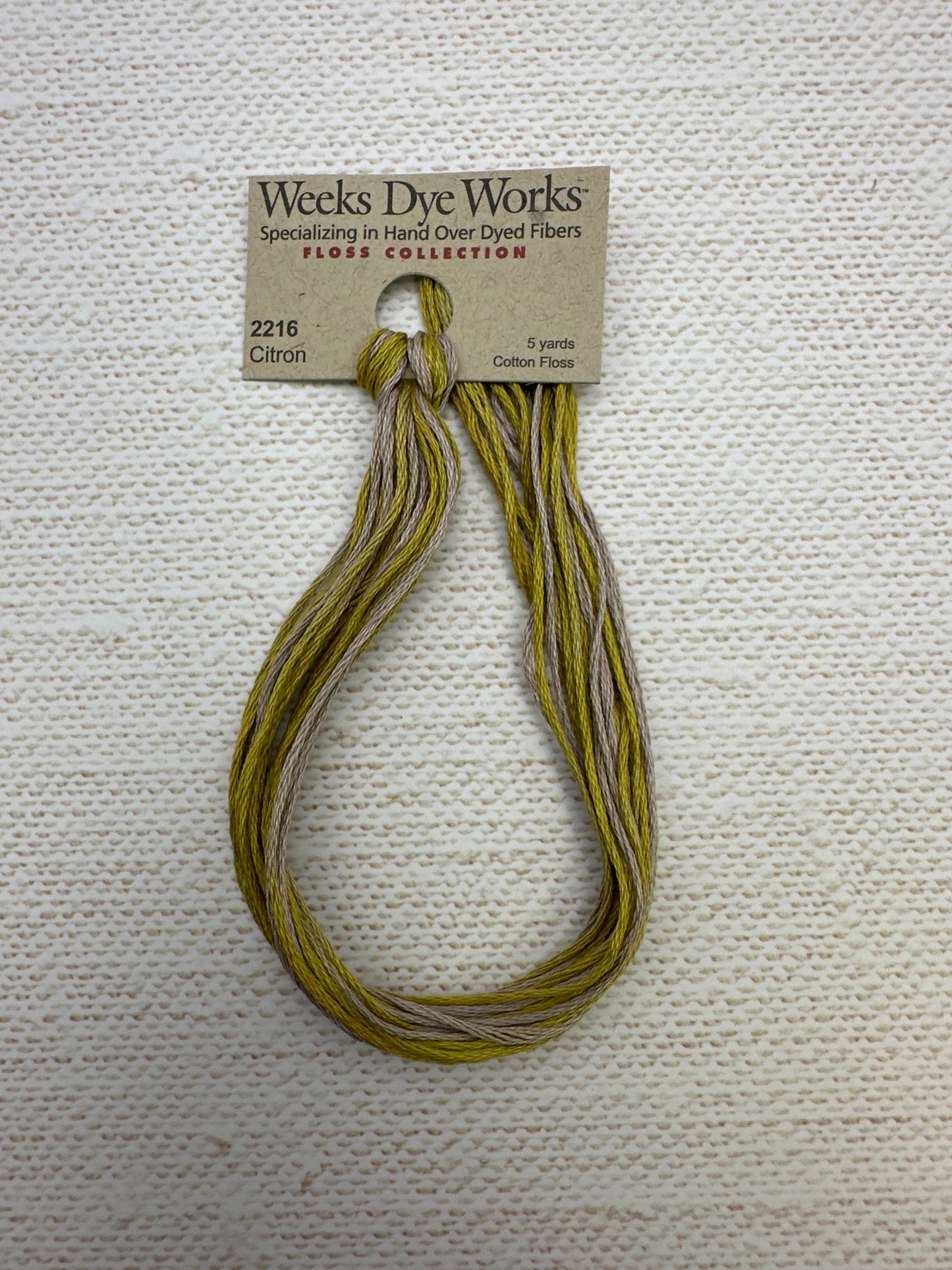Weeks Dye Works Floss Citron