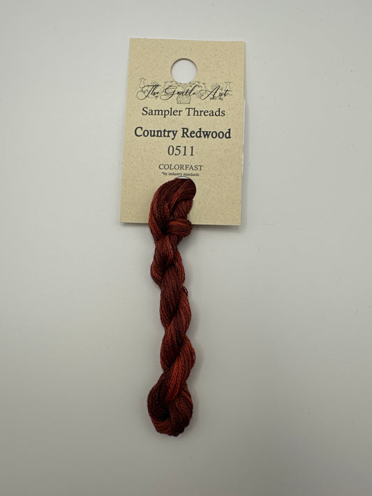 The Gentle Art Sampler Threads Country Redwood