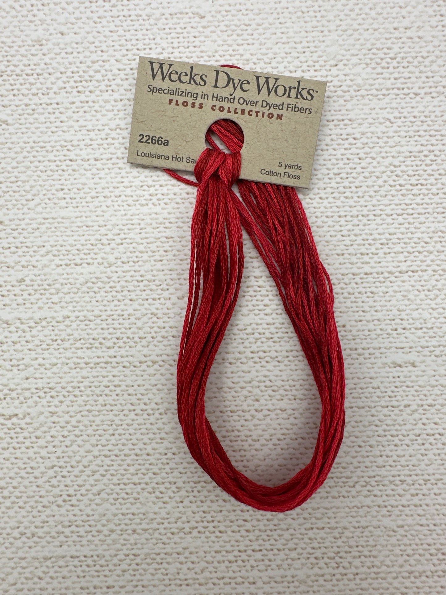 Weeks Dye Works Floss Louisiana Hot Sauce