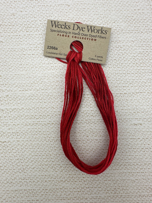 Weeks Dye Works Floss Louisiana Hot Sauce