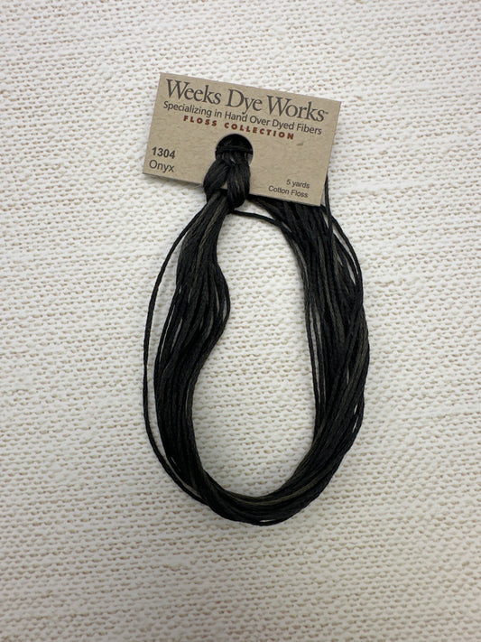Weeks Dye Works Floss Onyx