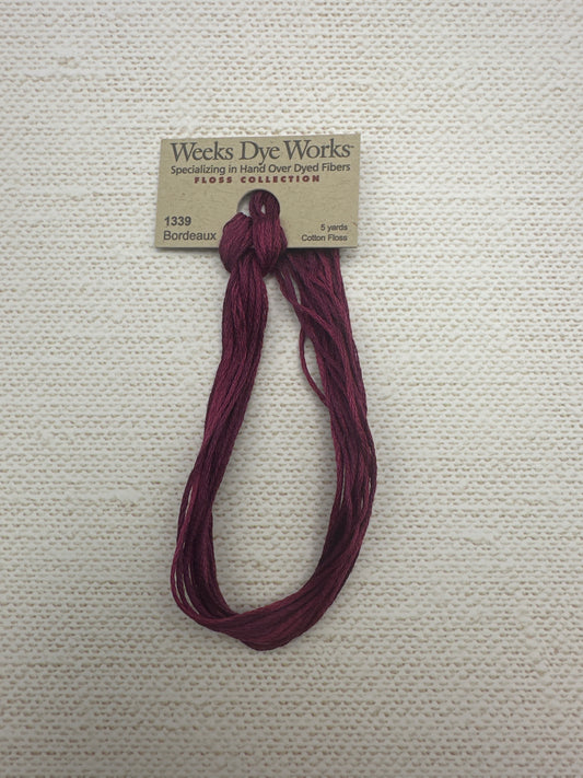 Weeks Dye Works Floss Bordeaux