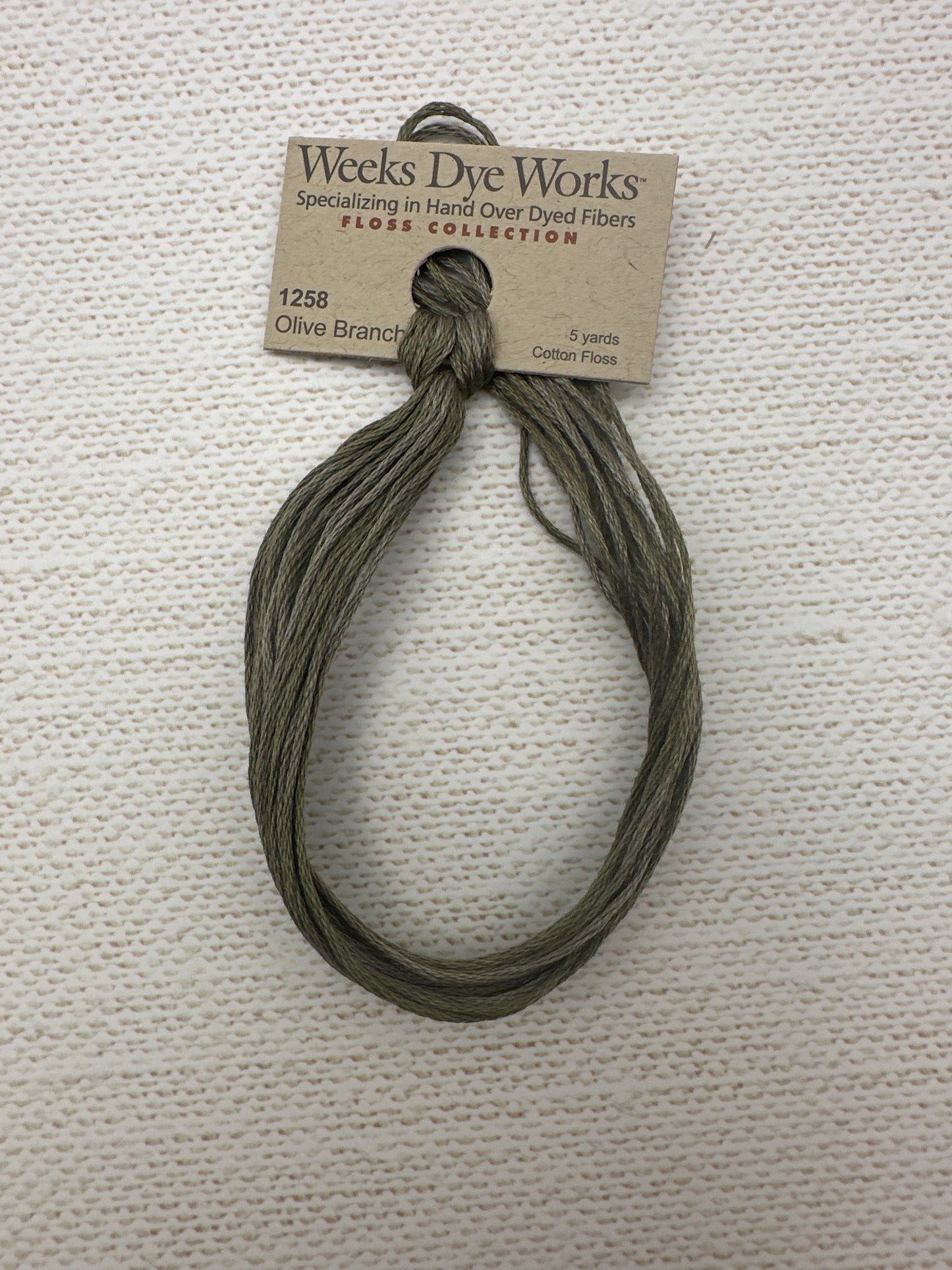 Weeks Dye Works Floss Olive Branch