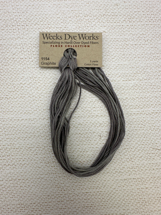 Weeks Dye Works Floss Graphite