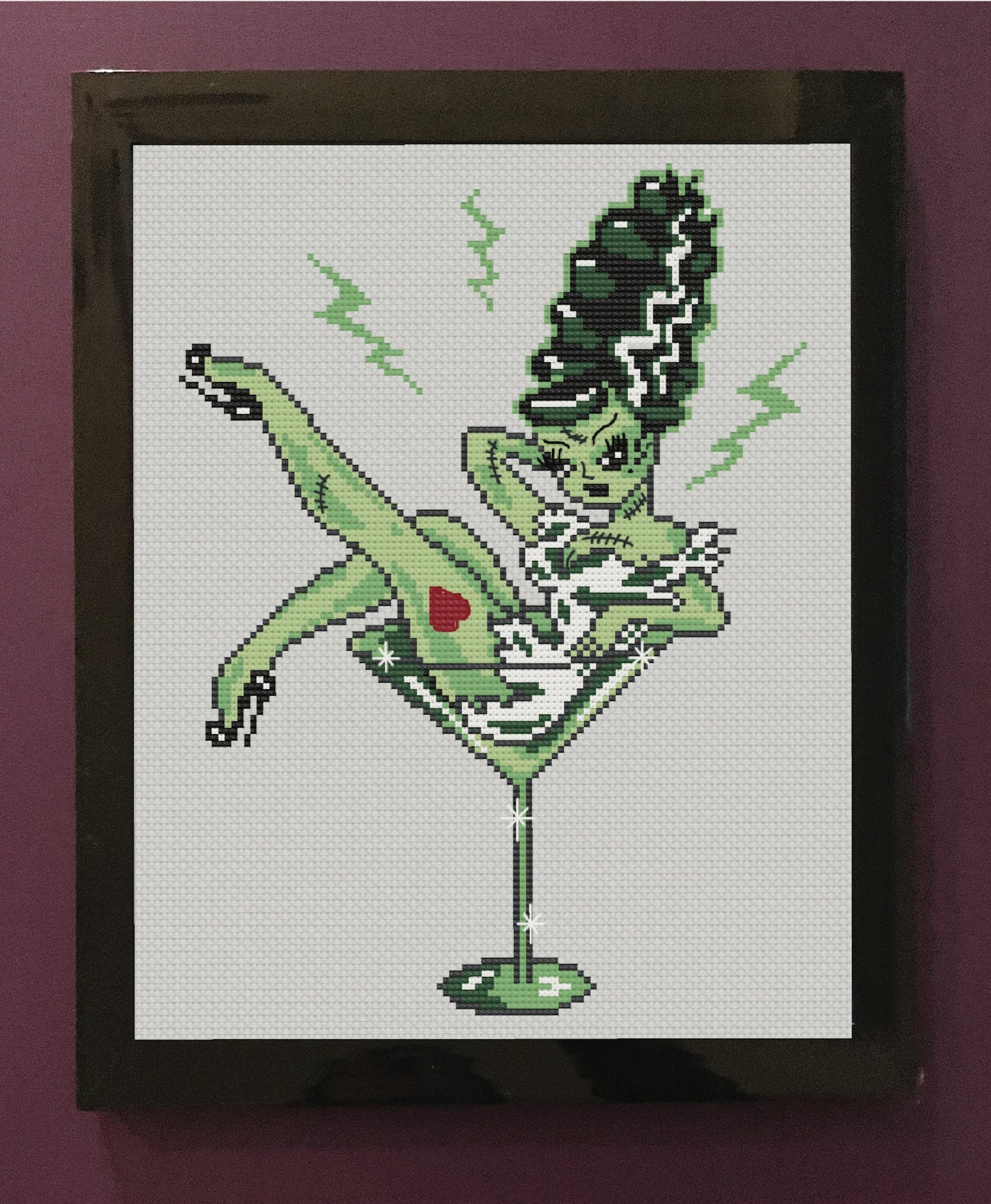 Bride of Frankie by Fluff Counted Cross Stitch Kit