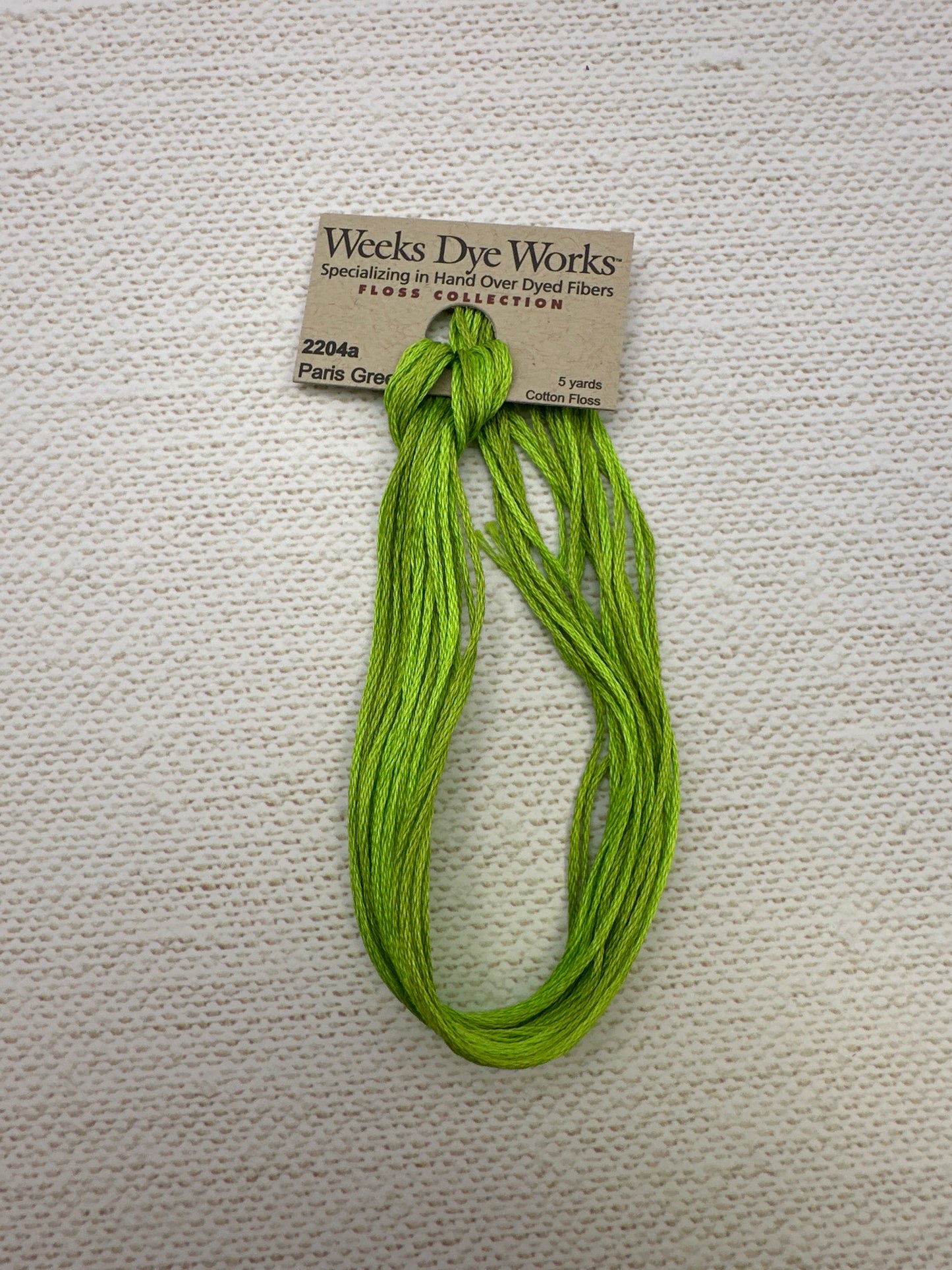 Weeks Dye Works Floss Paris Green