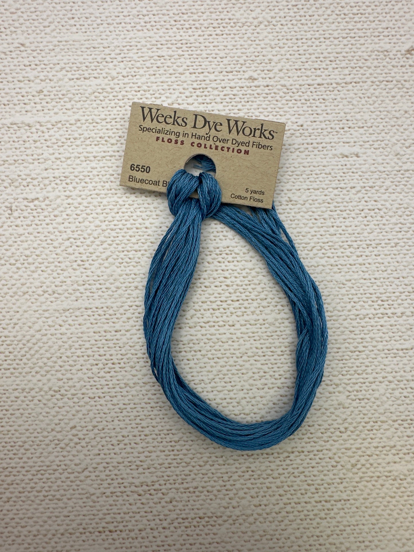 Weeks Dye Works Floss Bluecoat Blue