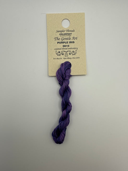 The Gentle Art Sampler Threads Purple Iris