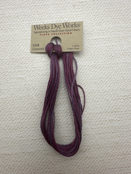 Weeks Dye Works Floss Concord