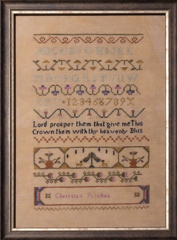 Christian Riches - A Norwich Sampler - Olde Willow Stitchery