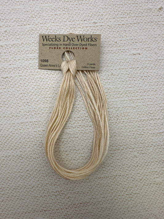 Weeks Dye Works Floss Queen Anne's Lace