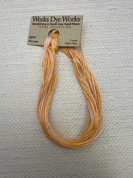 Weeks Dye Works Floss Mimosa