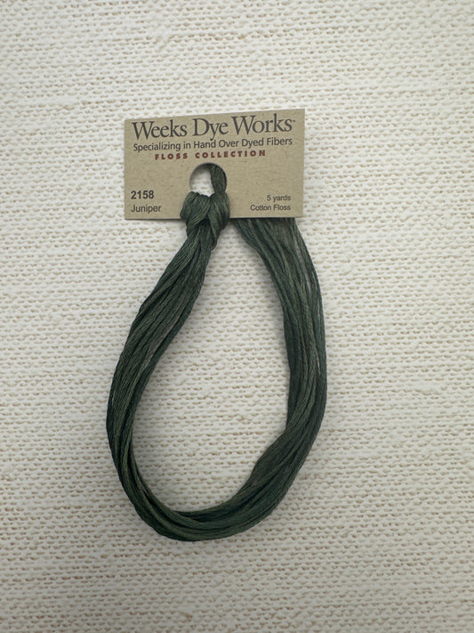 Weeks Dye Works Floss Juniper