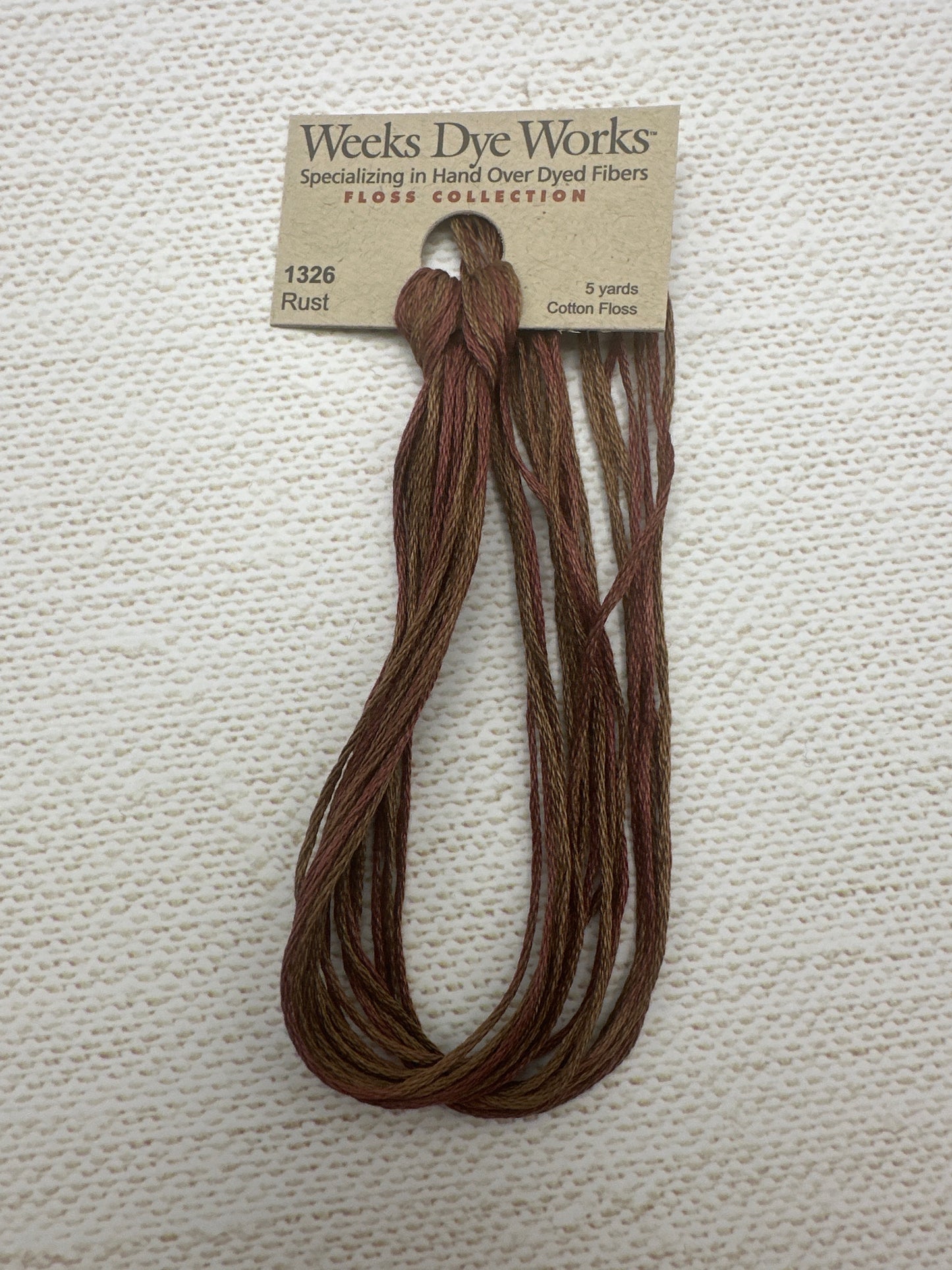 Weeks Dye Works Floss Rust