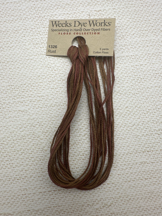 Weeks Dye Works Floss Rust