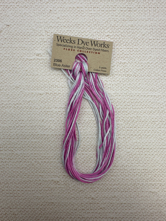 Weeks Dye Works Floss Blue Aster