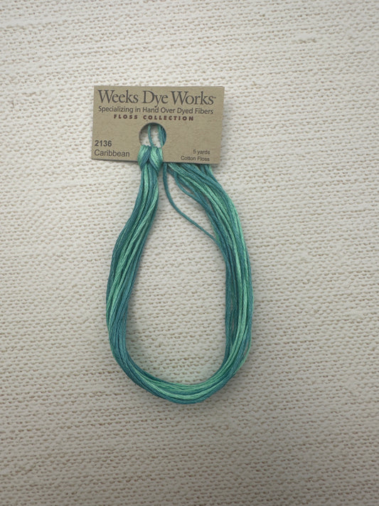 Weeks Dye Works Floss Caribbean