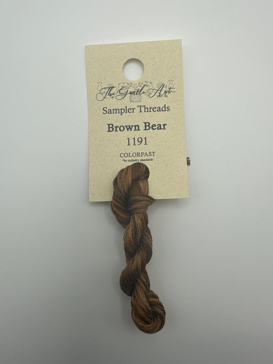 The Gentle Art Sampler Threads Brown Bear