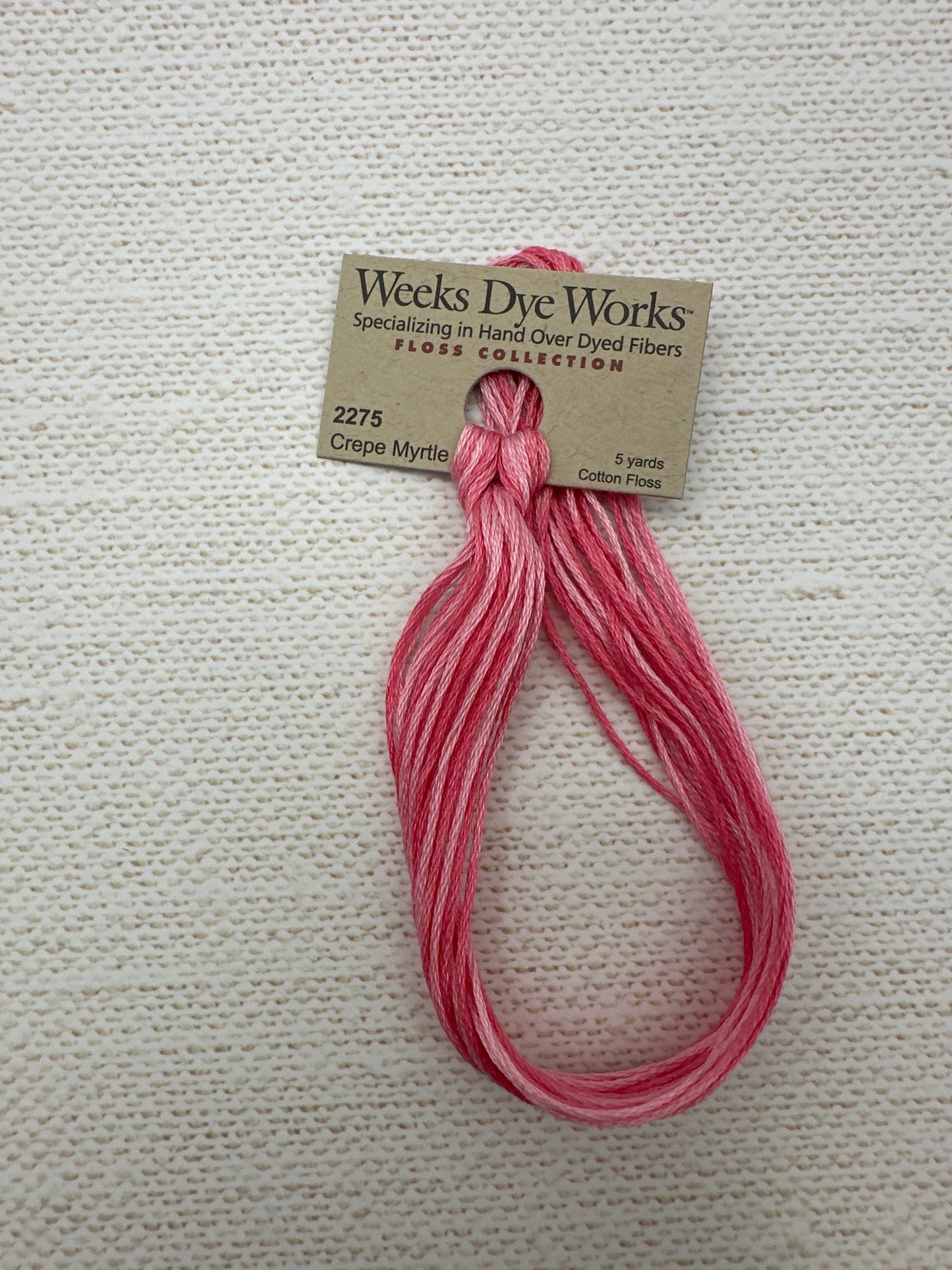 Weeks Dye Works Floss Crepe Myrtle