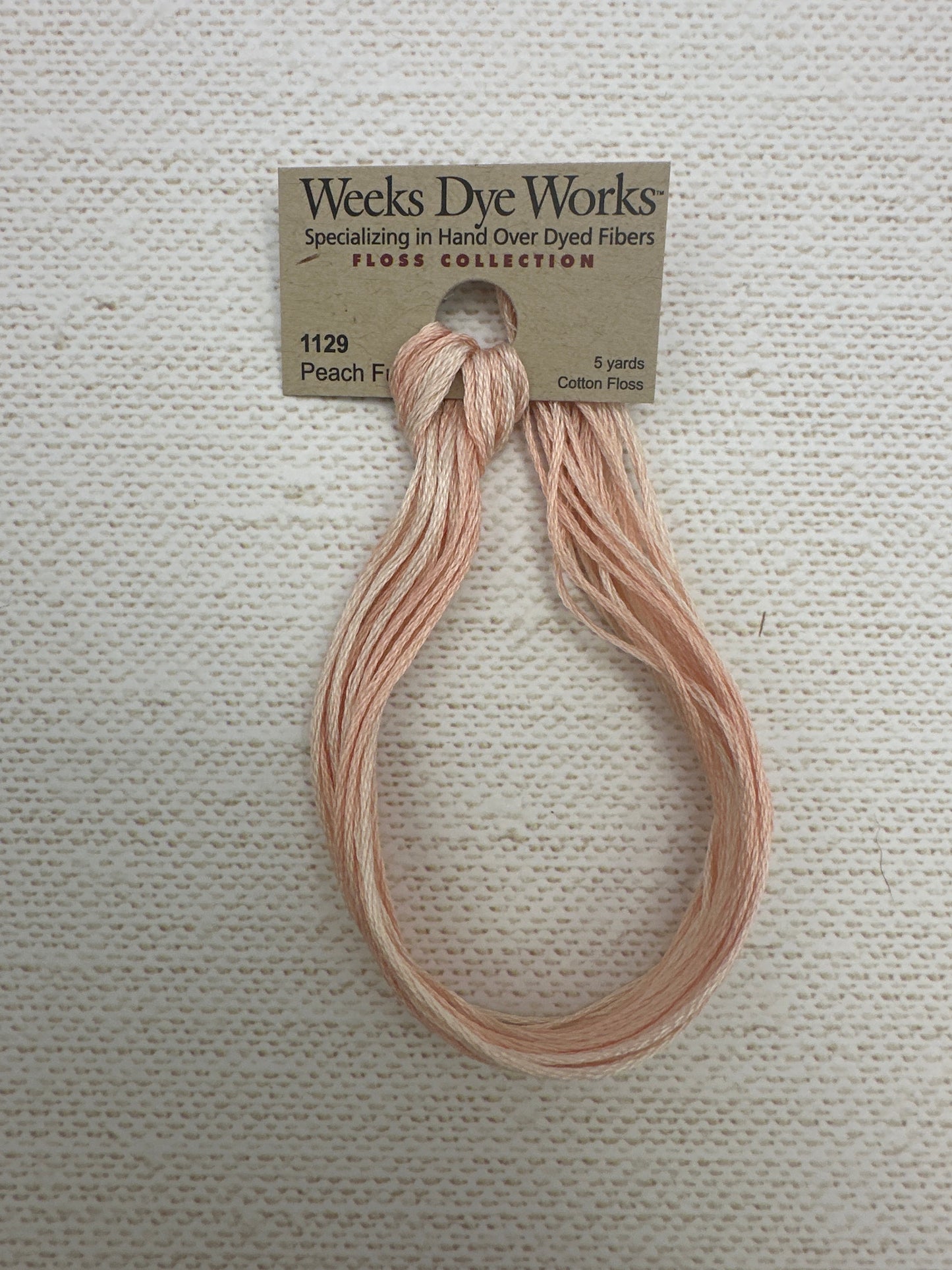 Weeks Dye Works Floss Peach Fuzz