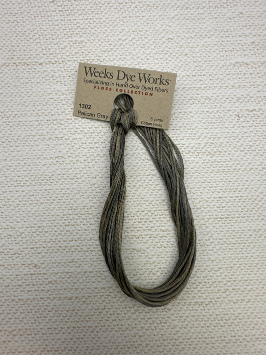 Weeks Dye Works Floss Pelican Gray