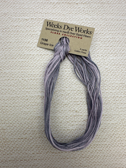 Weeks Dye Works Floss Grape Ice