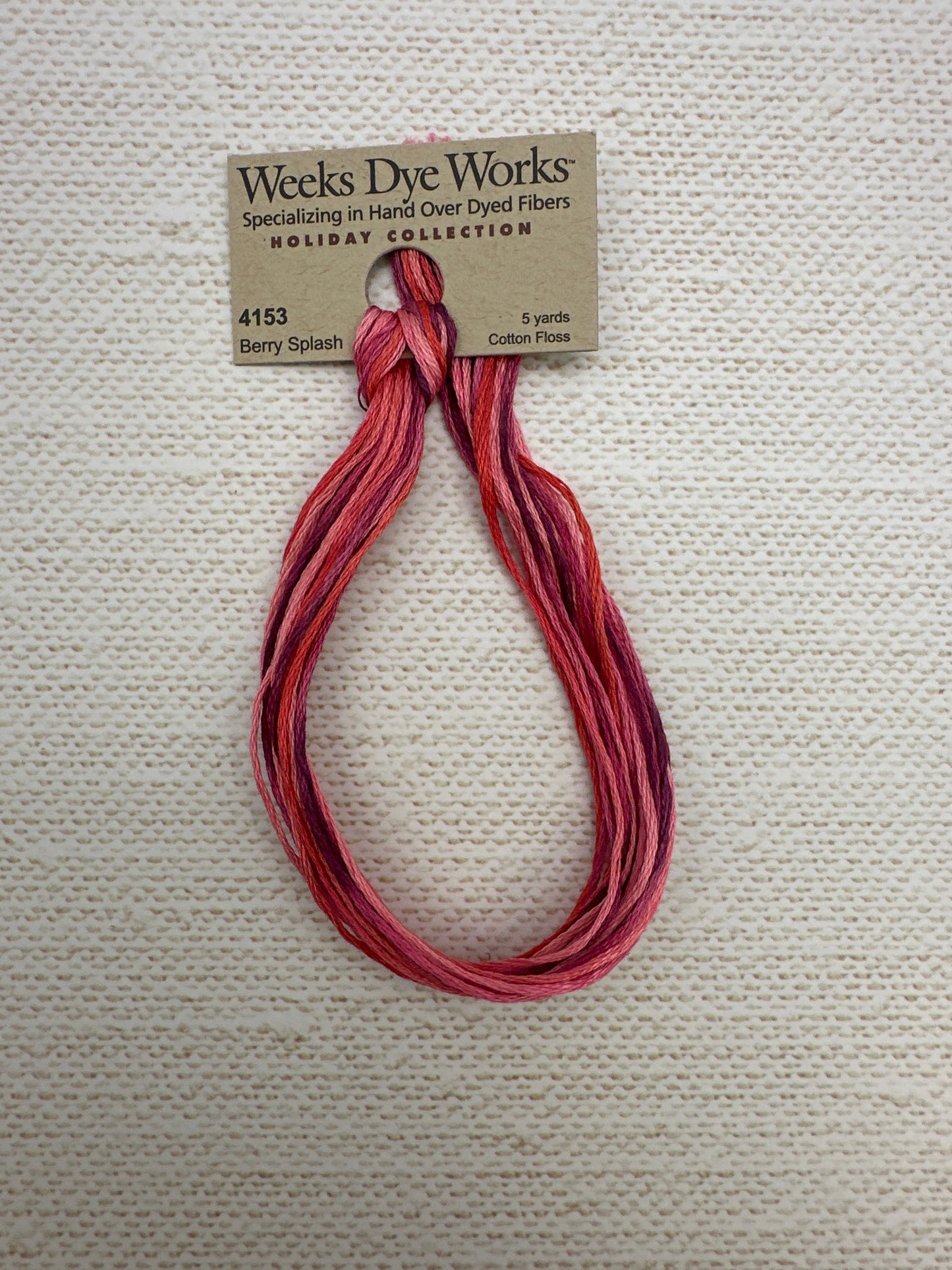 Weeks Dye Works Floss Berry Splash