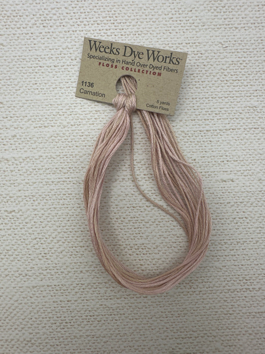 Weeks Dye Works Floss Carnation