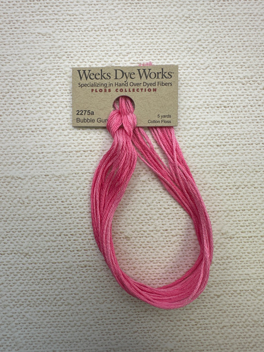 Weeks Dye Works Floss Bubble Gum