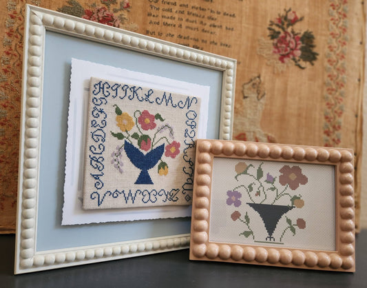 Frolicking Flowers - 1884 Stitchery Designs